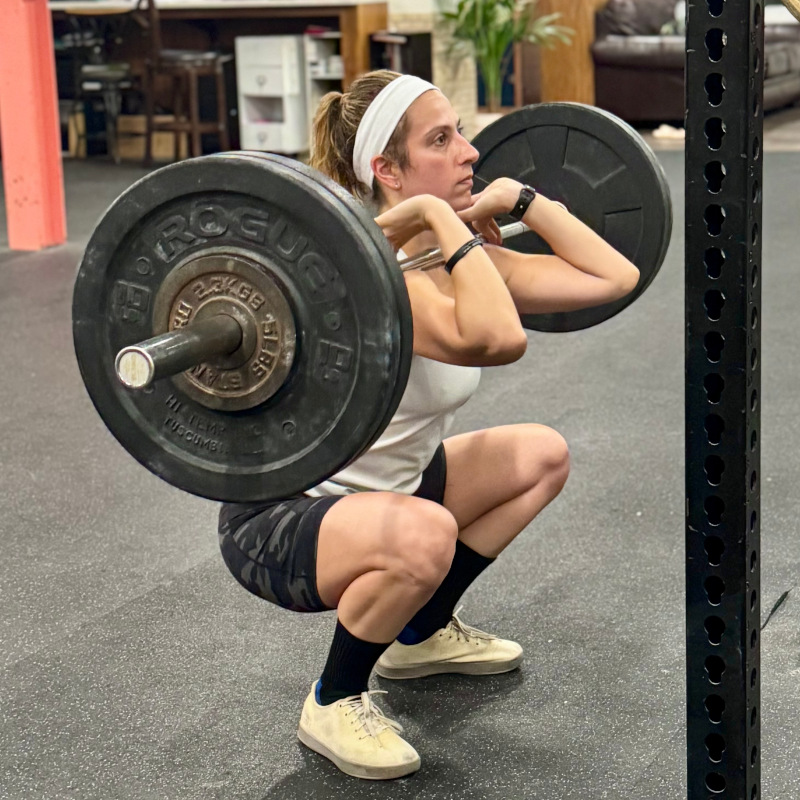 Women lifting Crossfit weights